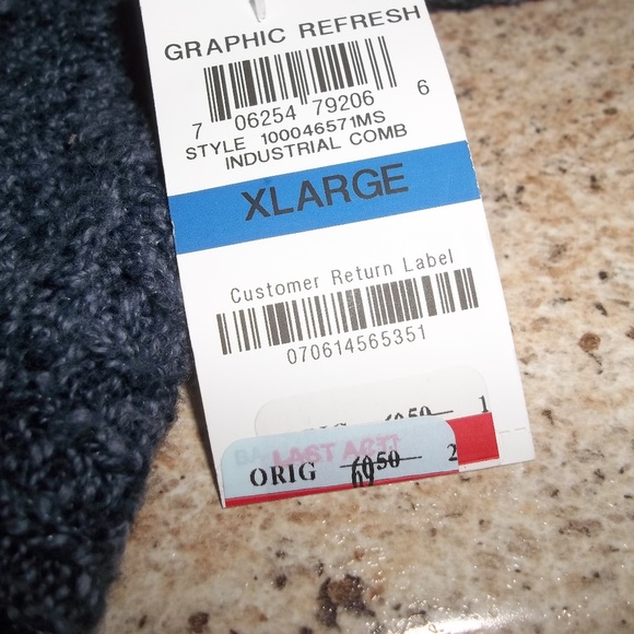 NWT STYLE & CO GRAPHIC REFRESH XL INDUSTRIAL COMB - Picture 4 of 4